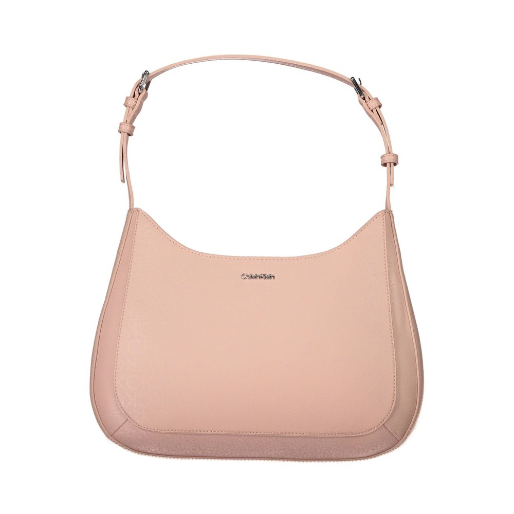 Calvin Klein Rosa Polyester Handtasche – Exquisite Eleganz für Damen