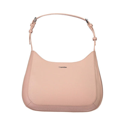 Calvin Klein Rosa Polyester Handtasche – Exquisite Eleganz für Damen