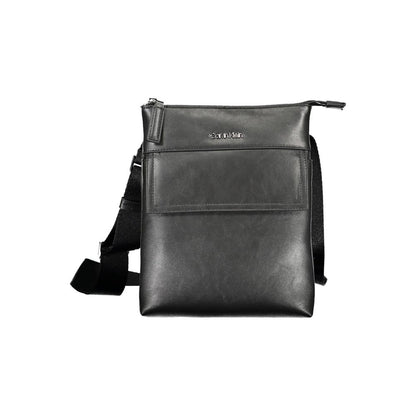 Calvin Klein Schwarze Polyester-Umhängetasche - Eleganz und Nachhaltigkeit vereint