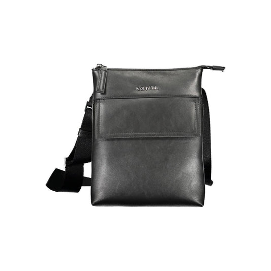 Calvin Klein Schwarze Polyester-Umhängetasche - Eleganz und Nachhaltigkeit vereint