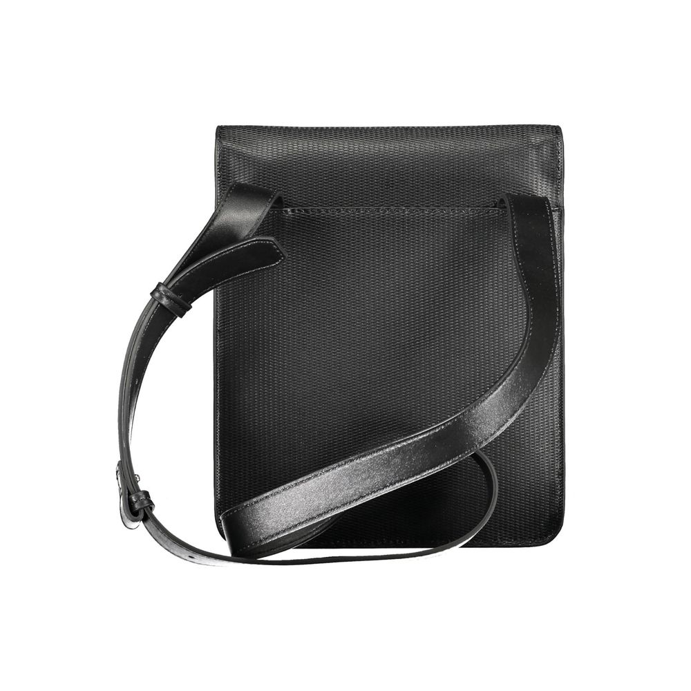 Calvin Klein Schwarze Polyester-Umhängetasche für Damen – Eleganz und Nachhaltigkeit