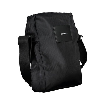 Schwarze Polyester Handtasche
