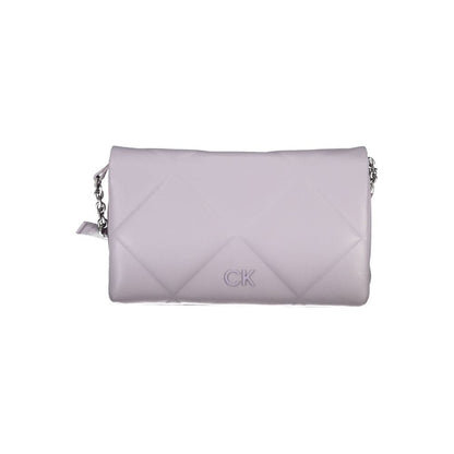Calvin Klein Lila Polyester Handtasche - Eleganz und Stil für jede Gelegenheit