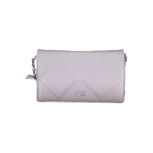 Calvin Klein Lila Polyester Handtasche - Eleganz und Stil für jede Gelegenheit