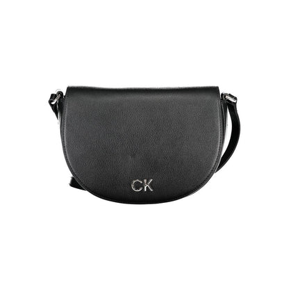 Calvin Klein Schwarze Polyethylen-Handtasche – Eleganz trifft Funktionalität