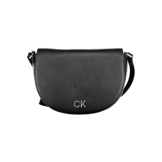 Calvin Klein Schwarze Polyethylen-Handtasche – Eleganz trifft Funktionalität
