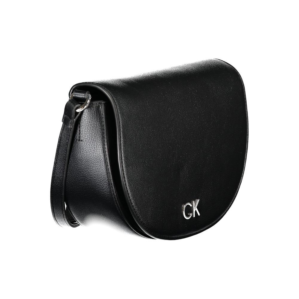 Calvin Klein Schwarze Polyethylen-Handtasche – Eleganz trifft Funktionalität