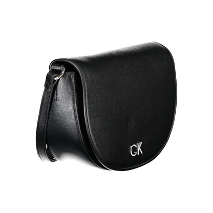 Calvin Klein Schwarze Polyethylen-Handtasche – Eleganz trifft Funktionalität