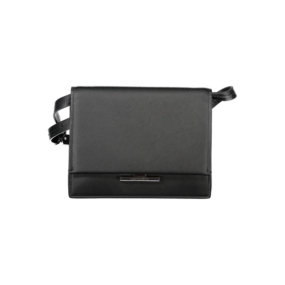 Calvin Klein Schwarze Polyethylen-Handtasche – Eleganz und Funktionalität vereint