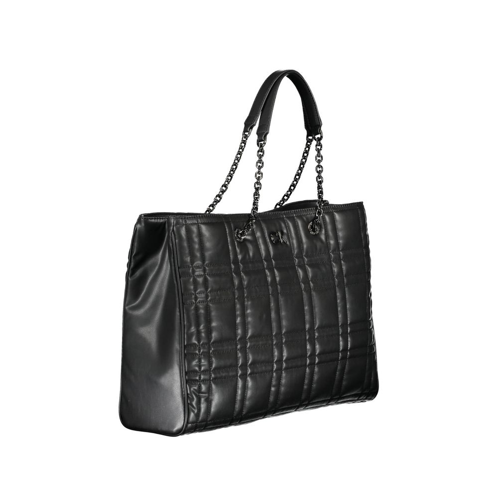 Elegante Calvin Klein Schwarze Polyester Handtasche für Damen