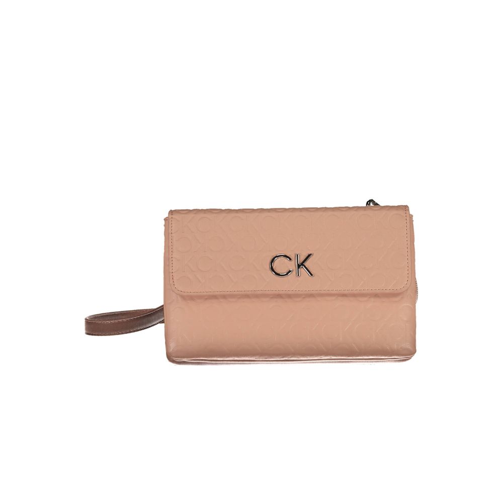 Calvin Klein Rosa Luxus Polyester Handtasche für Damen