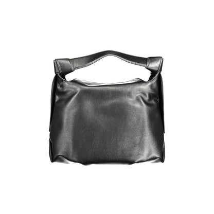Calvin Klein Schwarze Polyester Handtasche - Eleganz trifft auf Nachhaltigkeit
