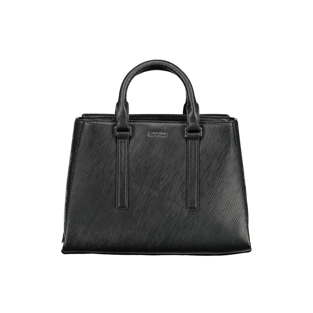 Calvin Klein Schwarze Polyester Handtasche für Damen - Eleganz und Praktikabilität vereint