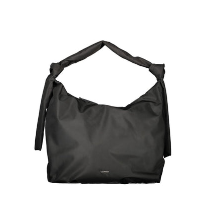 Calvin Klein Schwarze Polyester Handtasche – Elegante Damenhandtasche für jeden Anlass