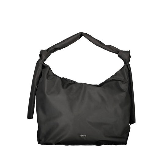 Calvin Klein Schwarze Polyester Handtasche – Elegante Damenhandtasche für jeden Anlass