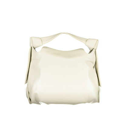 Calvin Klein Beige Handtasche aus 100% Recyceltem Polyester – Eleganz in Beige