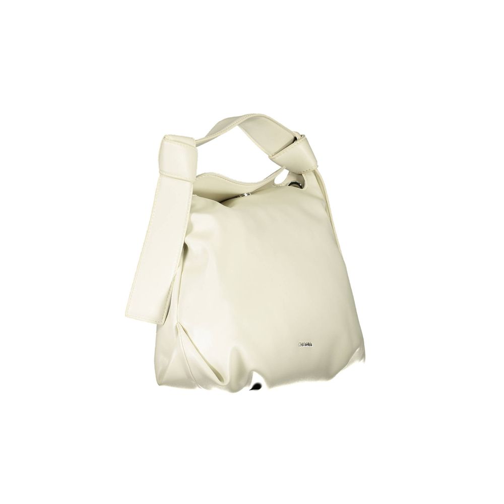 Calvin Klein Beige Handtasche aus 100% Recyceltem Polyester – Eleganz in Beige