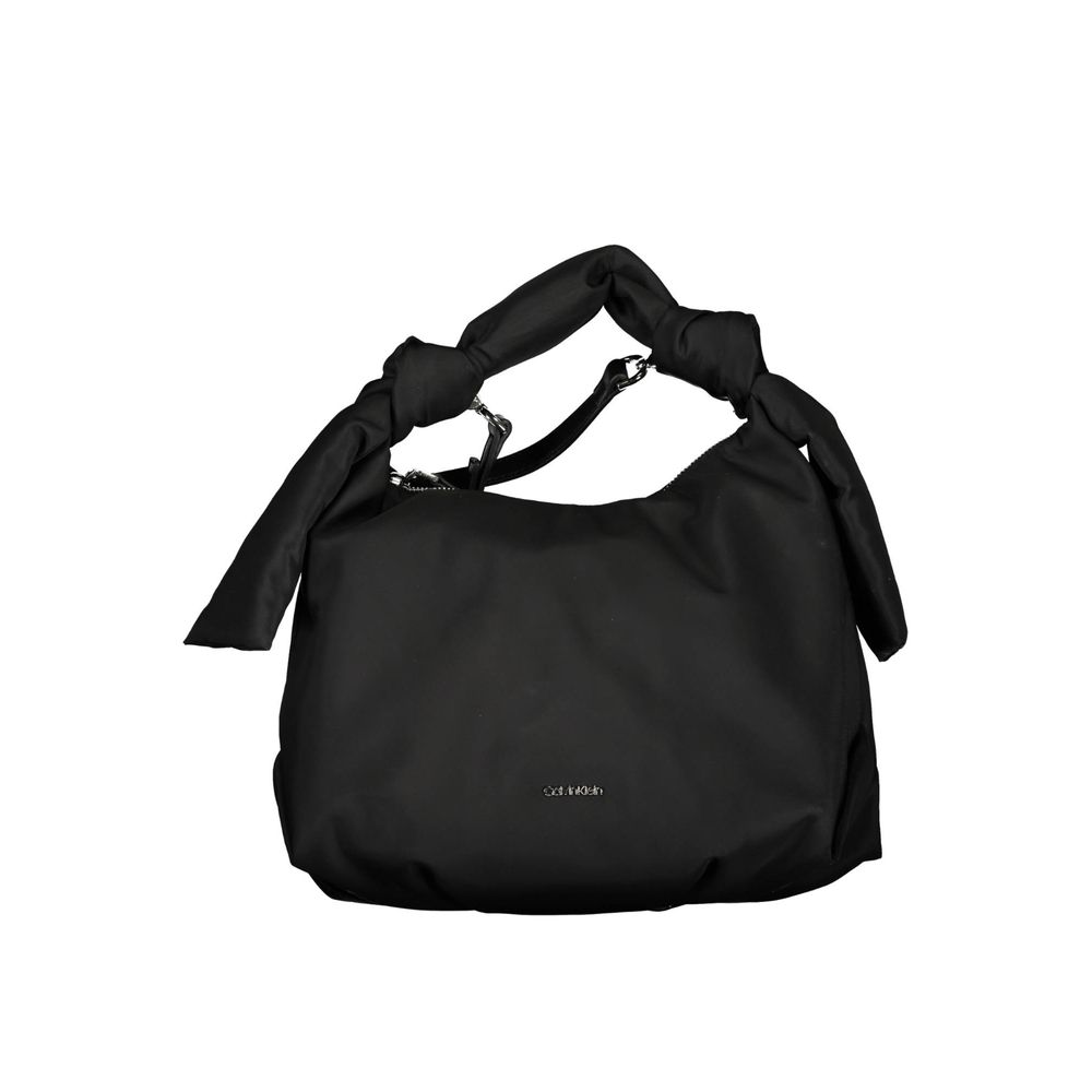 Elegante Calvin Klein Schwarze Polyester Handtasche für Damen