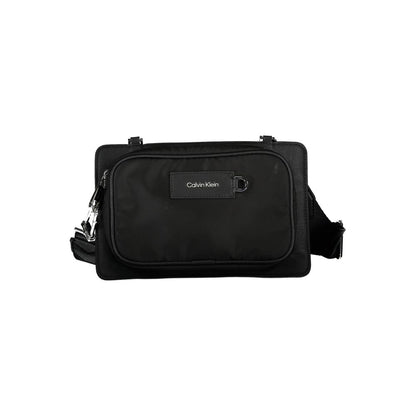 Calvin Klein Schwarze Polyester-Umhängetasche – Eleganz und Nachhaltigkeit vereint
