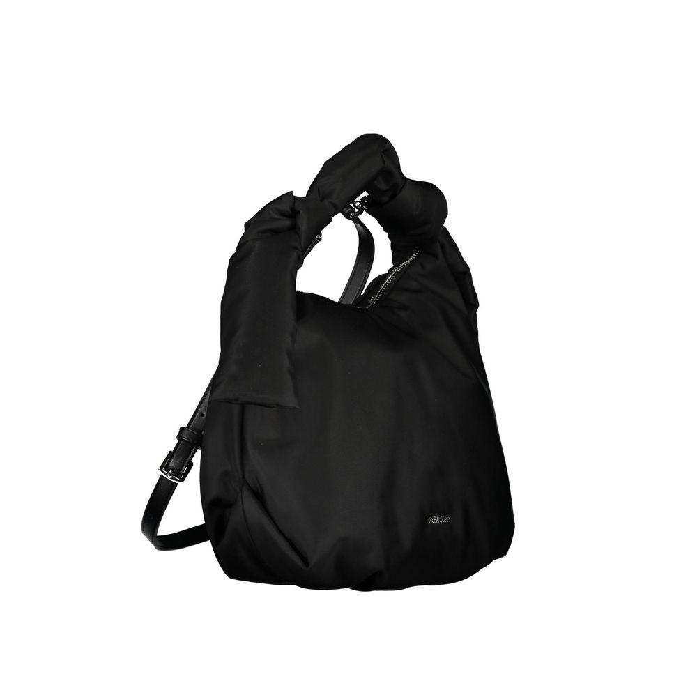 Elegante Calvin Klein Schwarze Polyester Handtasche für Damen