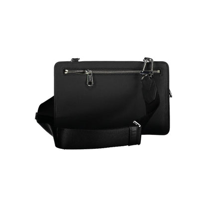 Calvin Klein Schwarze Polyester-Umhängetasche – Eleganz und Nachhaltigkeit vereint