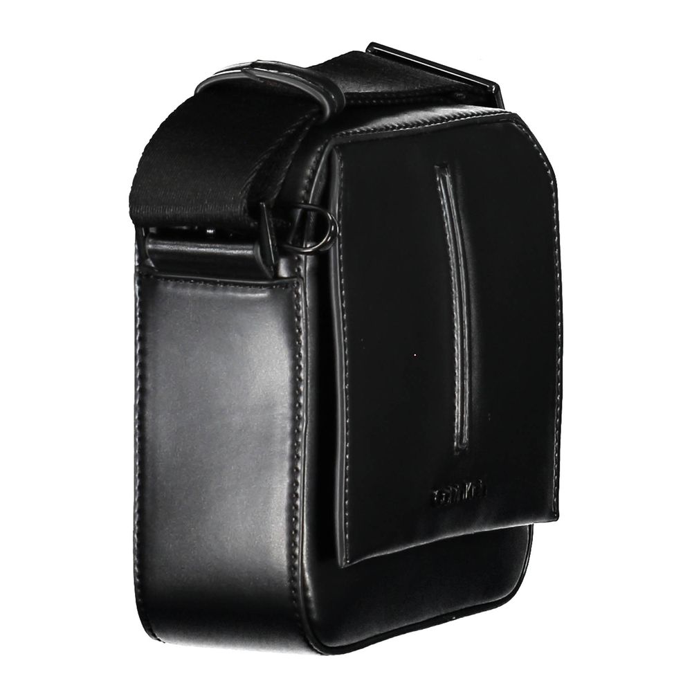 Calvin Klein Schwarze Polyester-Umhängetasche für Damen - Stilvolle Eleganz
