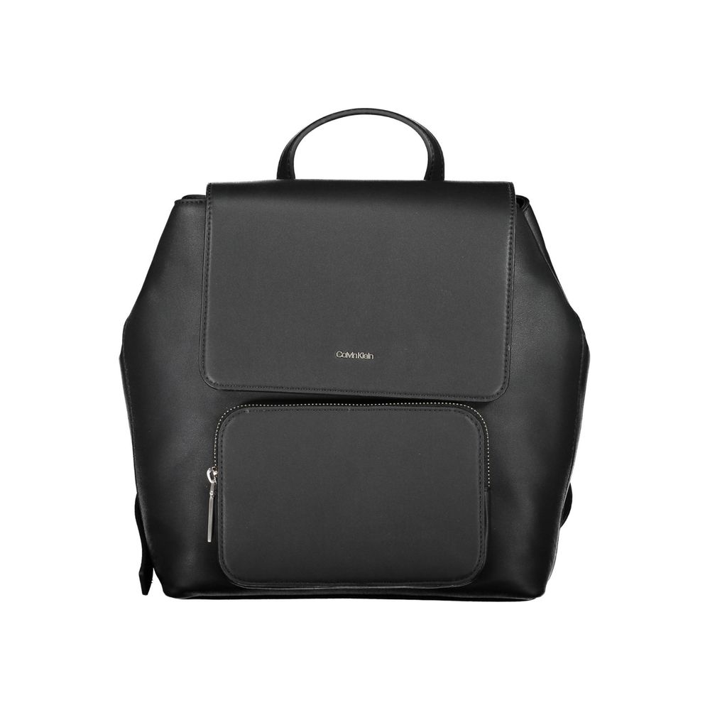 Calvin Klein Czarny Plecak Poliestrowy