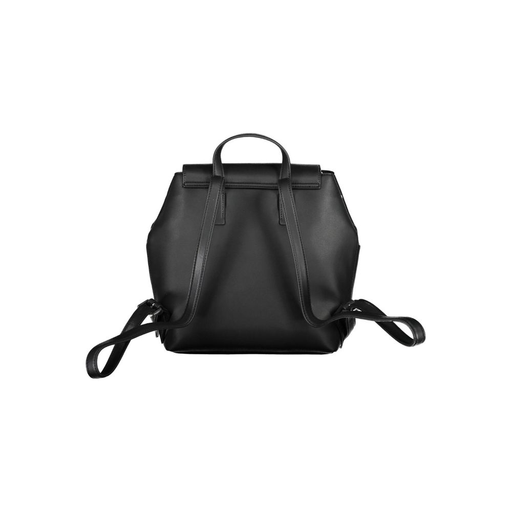 Calvin Klein Czarny Plecak Poliestrowy
