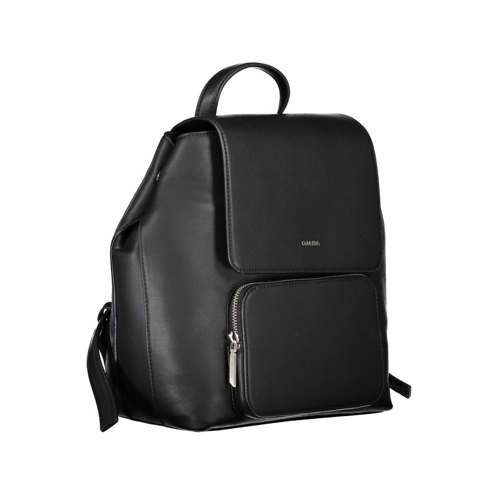 Calvin Klein Czarny Plecak Poliestrowy