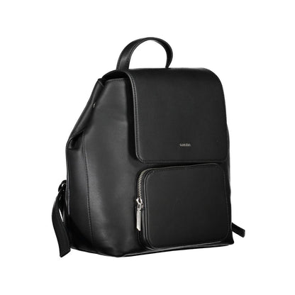 Calvin Klein Czarny Plecak Poliestrowy