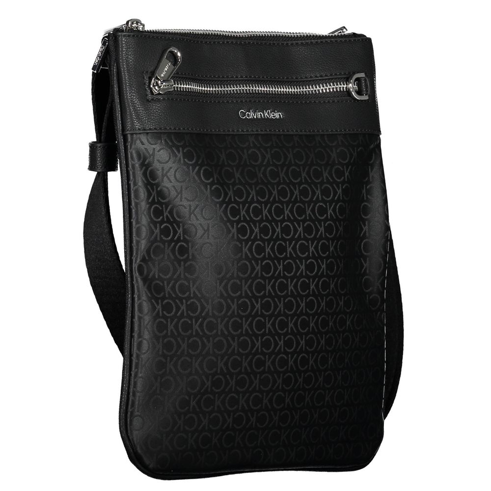 Calvin Klein Schwarze Polyester-Umhängetasche für Damen – Luxus & Stil