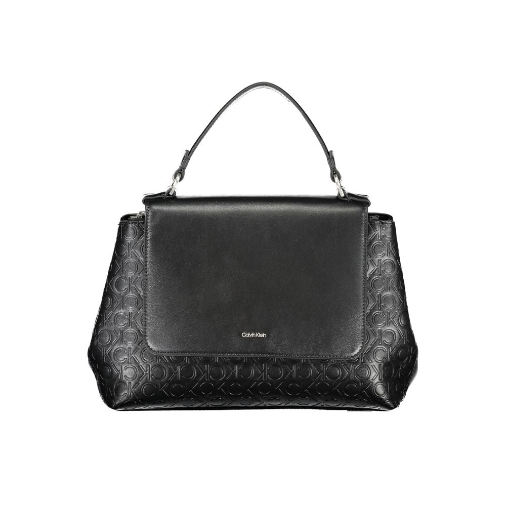 Calvin Klein Schwarze Polyester Handtasche – Eleganz und Funktionalität vereint