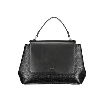 Calvin Klein Schwarze Polyester Handtasche – Eleganz und Funktionalität vereint