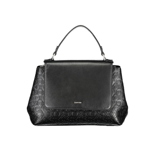 Calvin Klein Schwarze Polyester Handtasche – Eleganz und Funktionalität vereint
