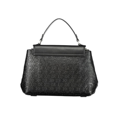 Calvin Klein Schwarze Polyester Handtasche – Eleganz und Funktionalität vereint