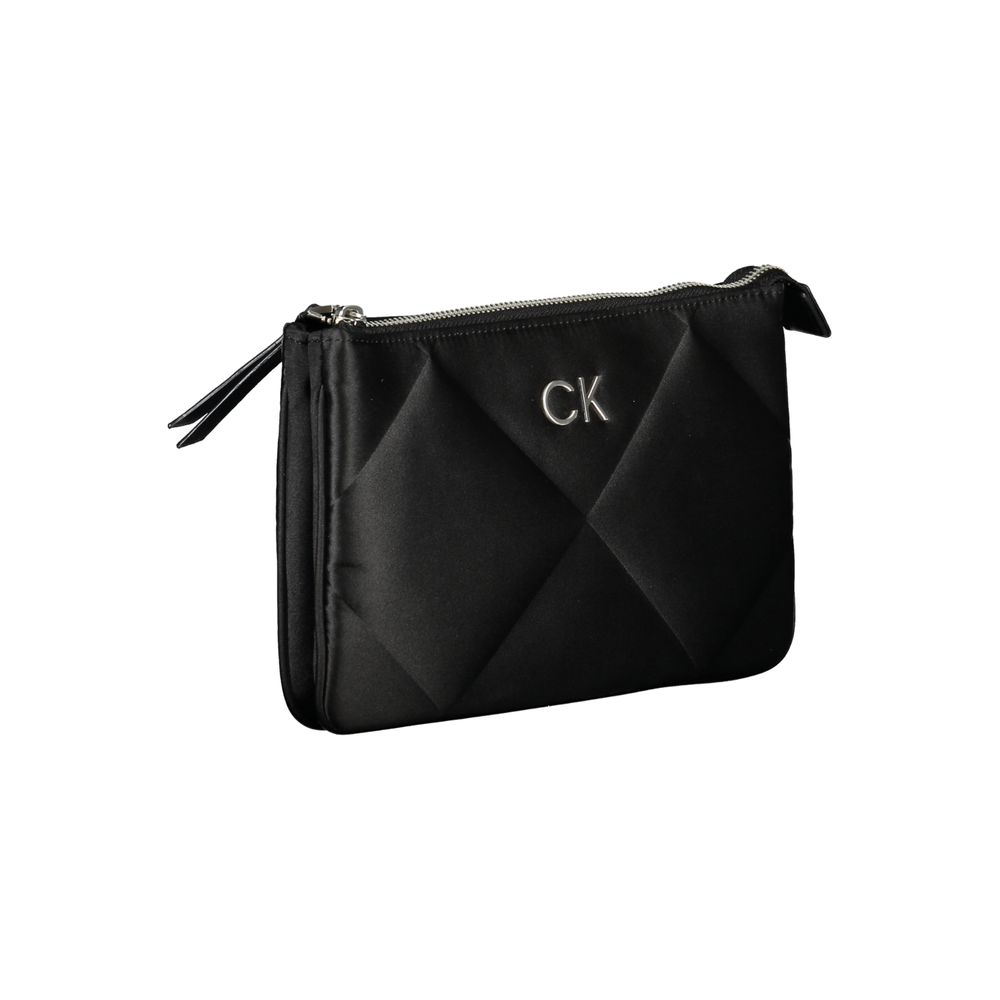 Calvin Klein Schwarze Polyester Handtasche für Damen – Eleganz und Funktionalität vereint