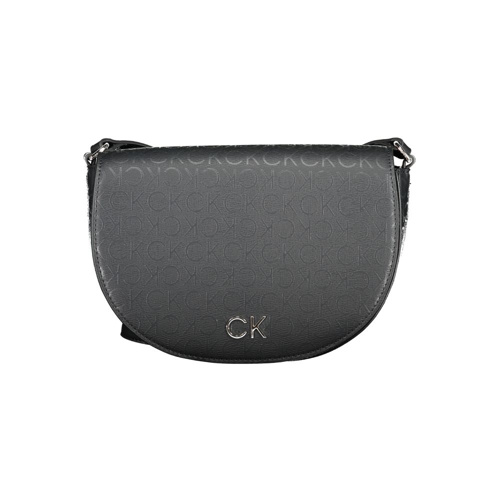 Calvin Klein Schwarze Polyethylen-Handtasche – Exklusive Damenhandtasche für jeden Anlass