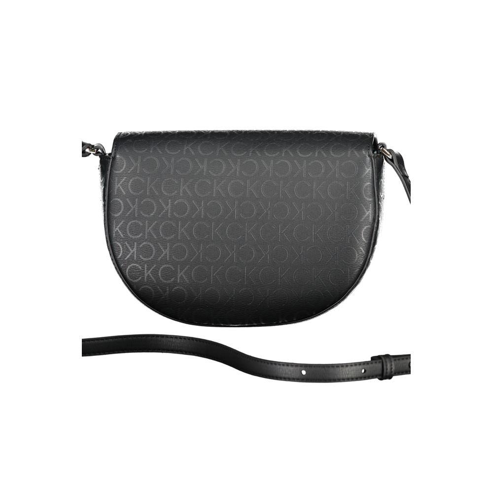 Calvin Klein Schwarze Polyethylen-Handtasche – Exklusive Damenhandtasche für jeden Anlass
