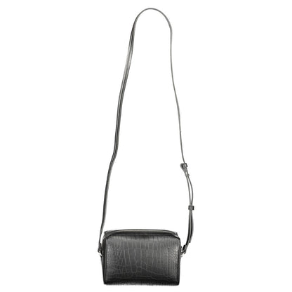 Calvin Klein Schwarze Polyester Handtasche – Elegante Umhängetasche für Damen