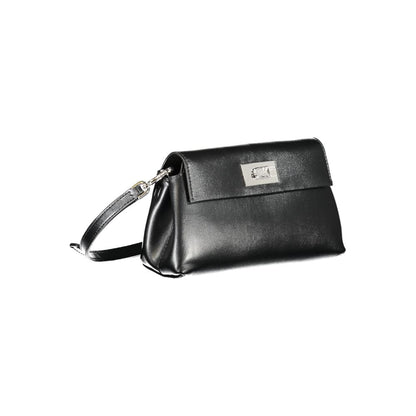 Calvin Klein Schwarze Polyester Handtasche für Damen – Eleganz Trifft Funktionalität