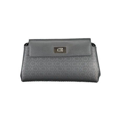 Calvin Klein Schwarze Polyester Handtasche – Elegante Damenhandtasche