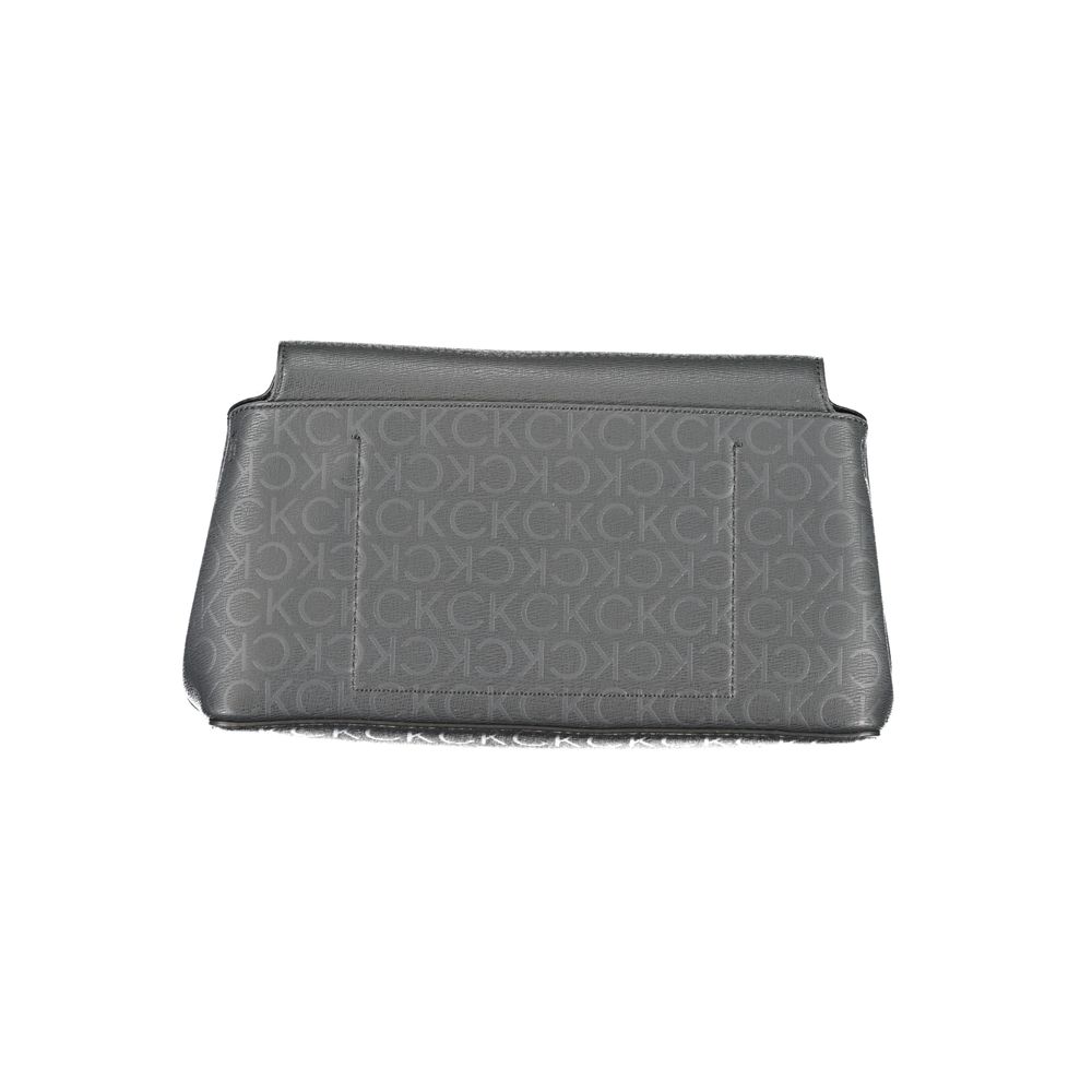 Calvin Klein Schwarze Polyester Handtasche – Elegante Damenhandtasche
