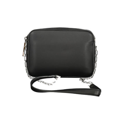 Calvin Klein Schwarze Polyester Handtasche – Elegante Umhängetasche für Frauen