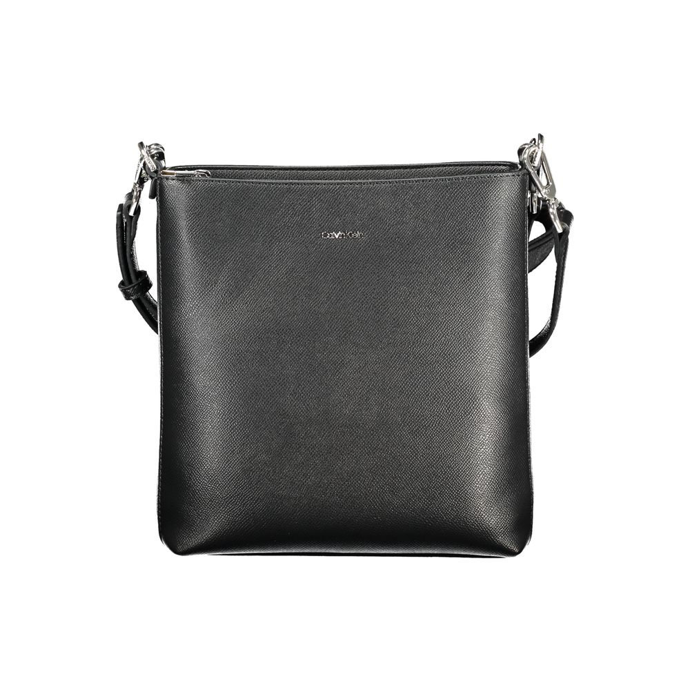 Schwarze Polyester Handtasche von Calvin Klein – Eleganz für jede Gelegenheit