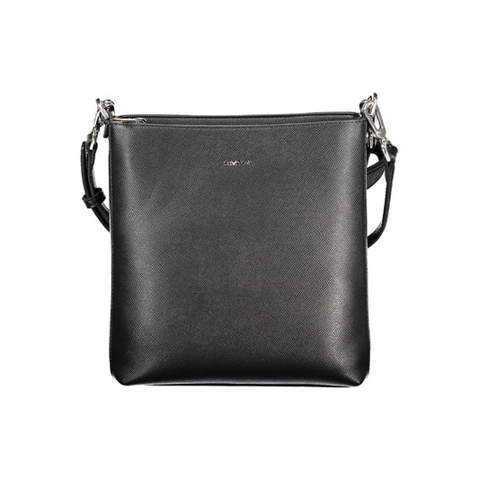 Schwarze Polyester Handtasche von Calvin Klein – Eleganz für jede Gelegenheit
