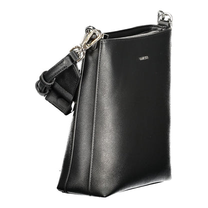 Schwarze Polyester Handtasche von Calvin Klein – Eleganz für jede Gelegenheit