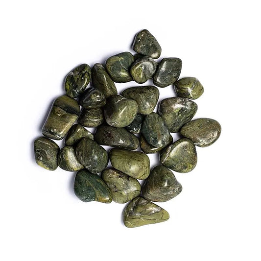 Stilvolle Green jasper tumbled stones