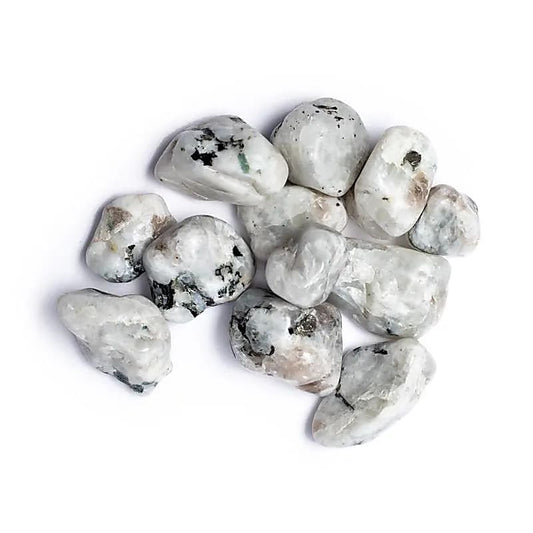 Natürliche White moonstone tumbled stones