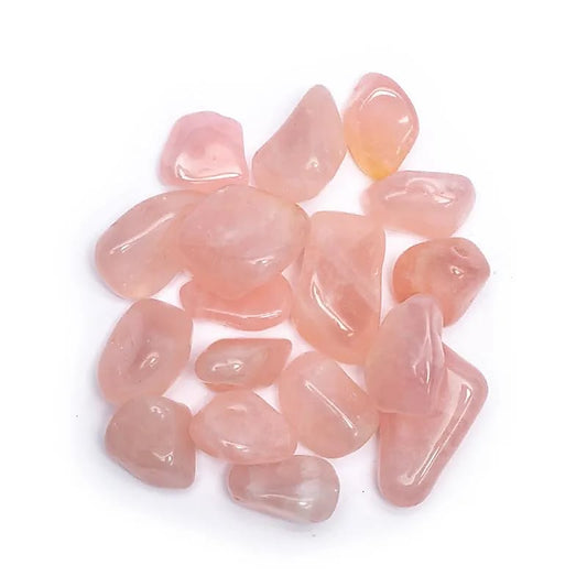 Natürliche Tumbled rose quartz AA