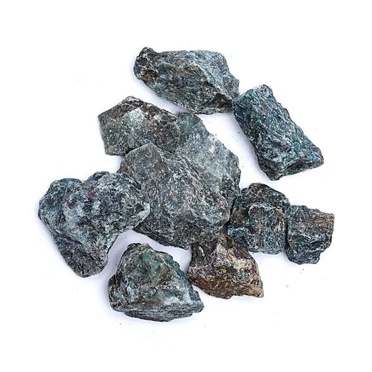 Luxuriöse Rough ruby with kyanite